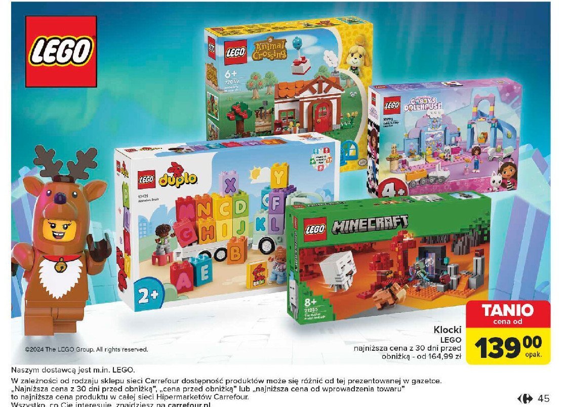 Klocki 21255 Lego minecraft promocja w Carrefour