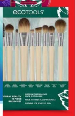 Zestaw kosmetyczny  pędzle do makijażu EcoTools promocja w Lidl