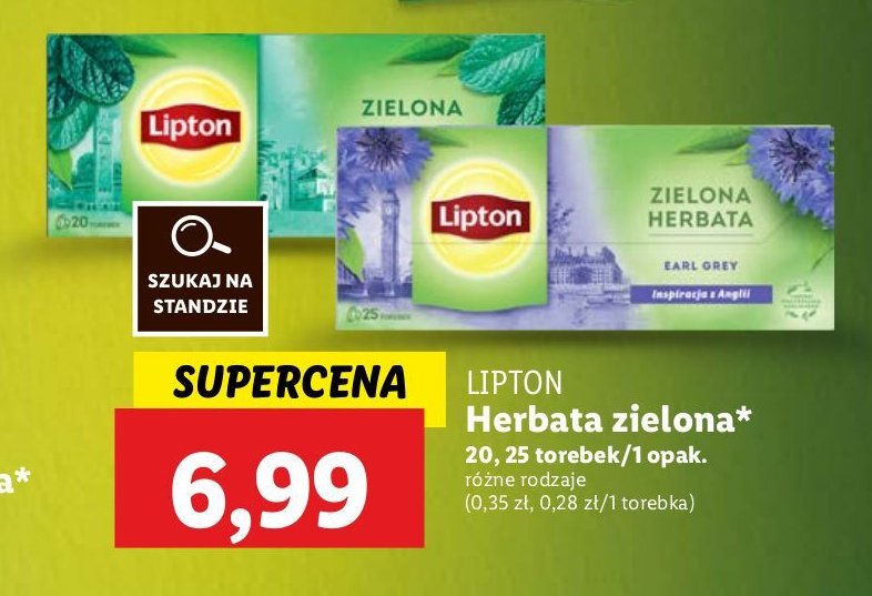 Herbata z nutą mięty Lipton promocja