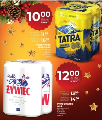 Piwo Tatra Jasne Pełne 0,5 L puszka, 4PACK promocja w Duży Ben
