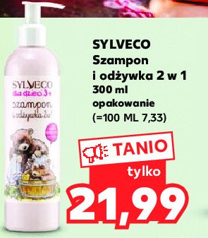 Szampon i od偶ywka 2w1 dla dzieci 3+ mi艣 edek Sylveco promocja