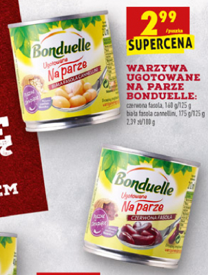 Fasola czerwona Bonduelle ugotowane na parze promocja