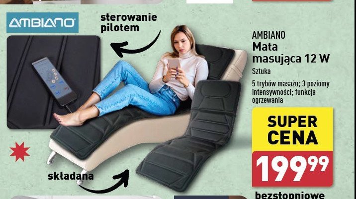 Mata masująca 12w AMBIANO promocja