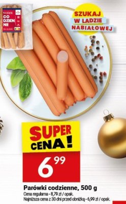 Parówki codzienne, 500 g promocja w Twój Market