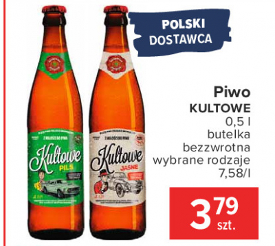 Piwo Kultowe pils promocja