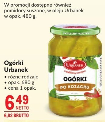 Ogórki Urbanek promocja w Makro