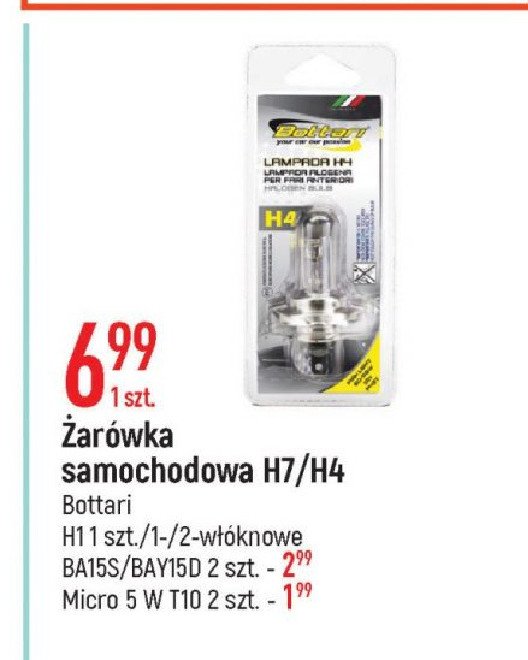 呕ar贸wki micro 12v 5w t10 Bottari promocja