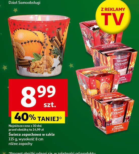 Świeca zapachowa w szkle promocja