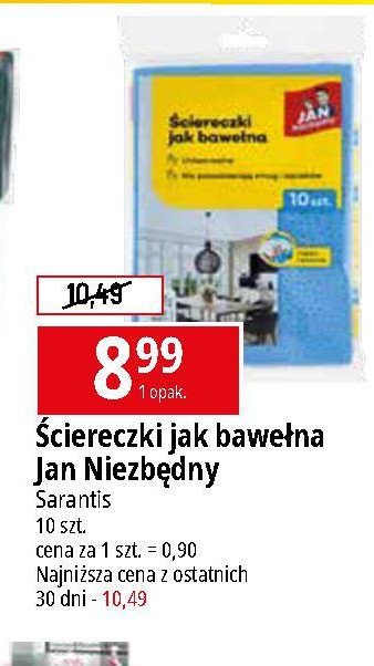 Ściereczki uniwersalne jak bawełna Jan niezbędny promocja