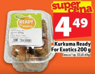 Kurkuma Ready For Exotics promocja w TOPAZ