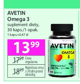 Tabletki omega 3 Avetin promocja