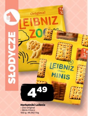 Herbatniki Leibniz Zoo Original promocja w Netto