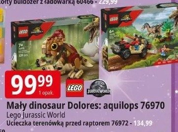 Klocki Lego Jurassic World Mały dinozaur Dolores: aquilops 76970 promocja w Leclerc