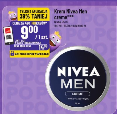 Krem 3w1 Nivea Men promocja w POLOmarket