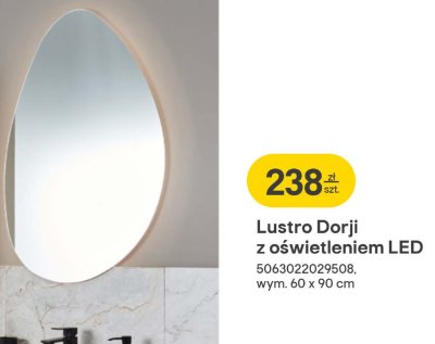 Lustro Dorji z oświetleniem LED promocja w Castorama