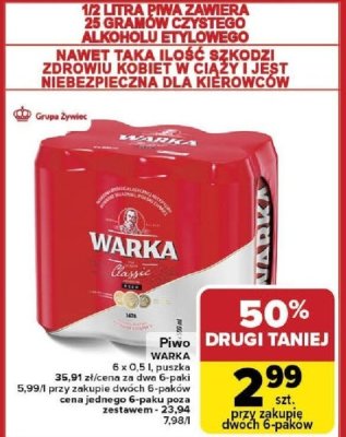 Piwo promocja w Carrefour