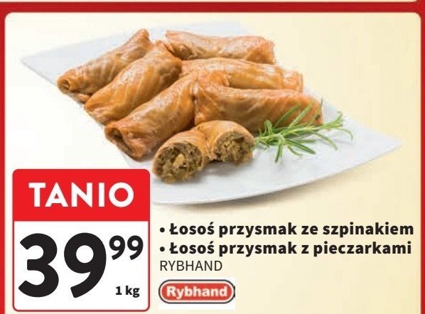 Przysmak z łososia z pieczarkami Rybhand promocja