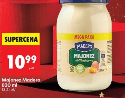 Majonez 830 ml promocja w Biedronka
