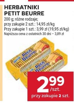 Herbatniki różne rodzaje promocja w Stokrotka