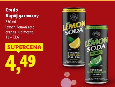Napój gazowany mojito 330 ml promocja w Lidl