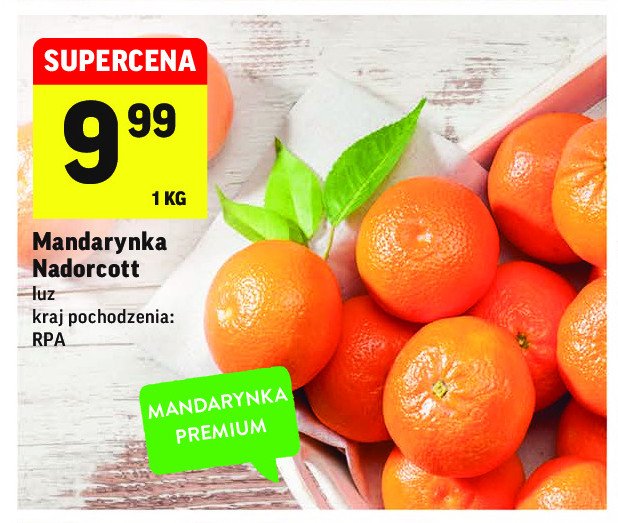 Mandarynki nadorcott promocja