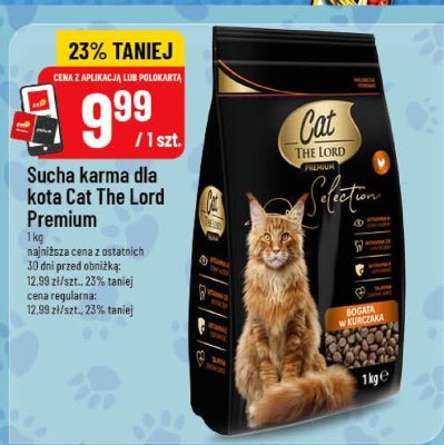 Sucha karma dla kota Premium promocja w POLOmarket