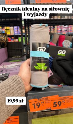 Ręcznik z mikrofibry  promocja w Biedronka