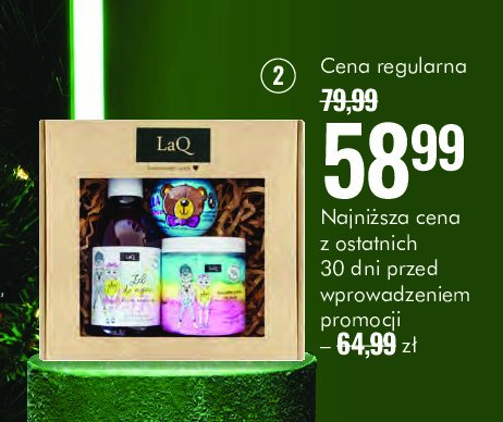 Zestaw guma balonowa: żel do mycia 300 ml + pianka myjąca 250 ml + kula z niespodzianką Laq promocja w Super-Pharm