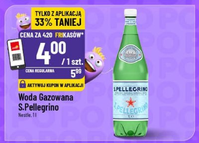Woda gazowana S.Pellegrino Nestle promocja w POLOmarket