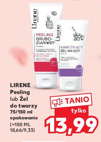 Żel do mycia twarzy nawilżający z morską algą Lirene dermoprogram promocja
