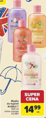 Mydło do kąpieli BUBBLE T 500 ml różne rodzaje 33,98/l promocja w Carrefour