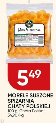 Morele suszone spiżarnia Chaty Polskiej promocja w Chata Polska