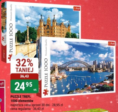 Puzzle Trefl 1000 elementów promocja w bi1