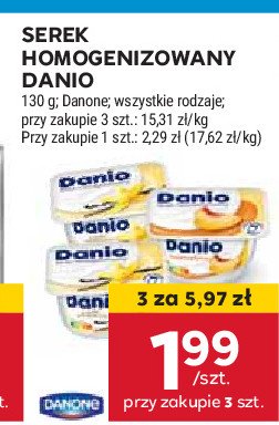 Serek brzoskwinia Danone danio promocja