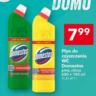 P艂yn do WC Domestos Pine promocja w LEWIATAN