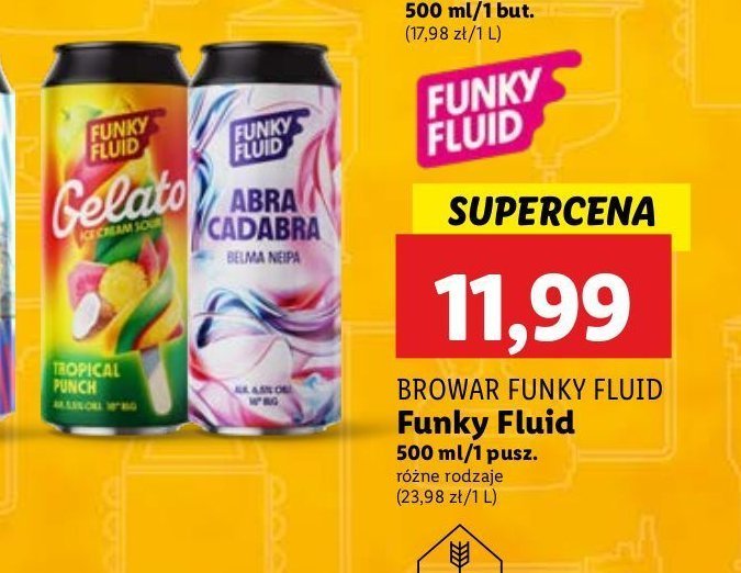 Piwo abra cadabra FUNKY FLUID promocja