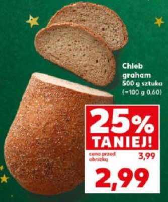 Chleb graham 500 g sztuka promocja w Kaufland