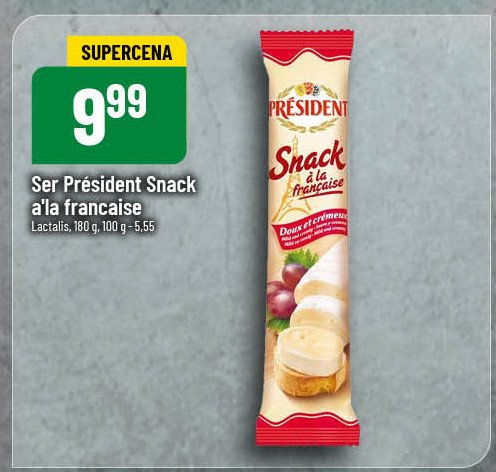 Ser mini snack a'la francaise President promocja