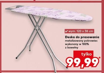 Deska do prasowania 120 x 38 cm promocja