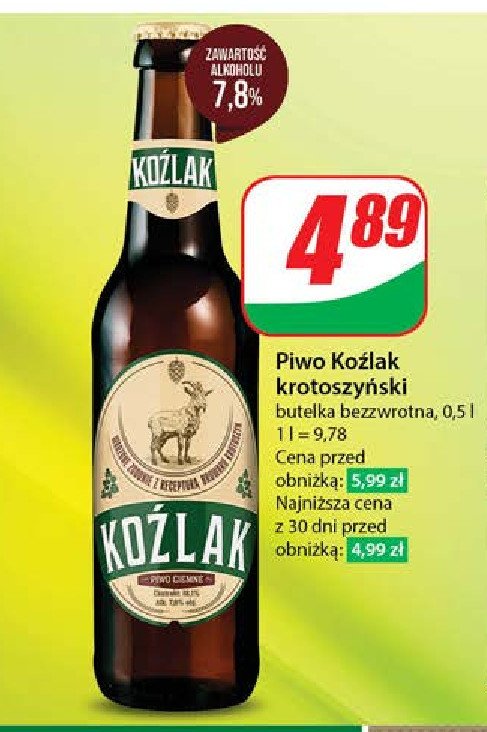 Piwo Ko藕lak krotoszy艅ski promocja