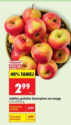 Jabłko promocja w Biedronka