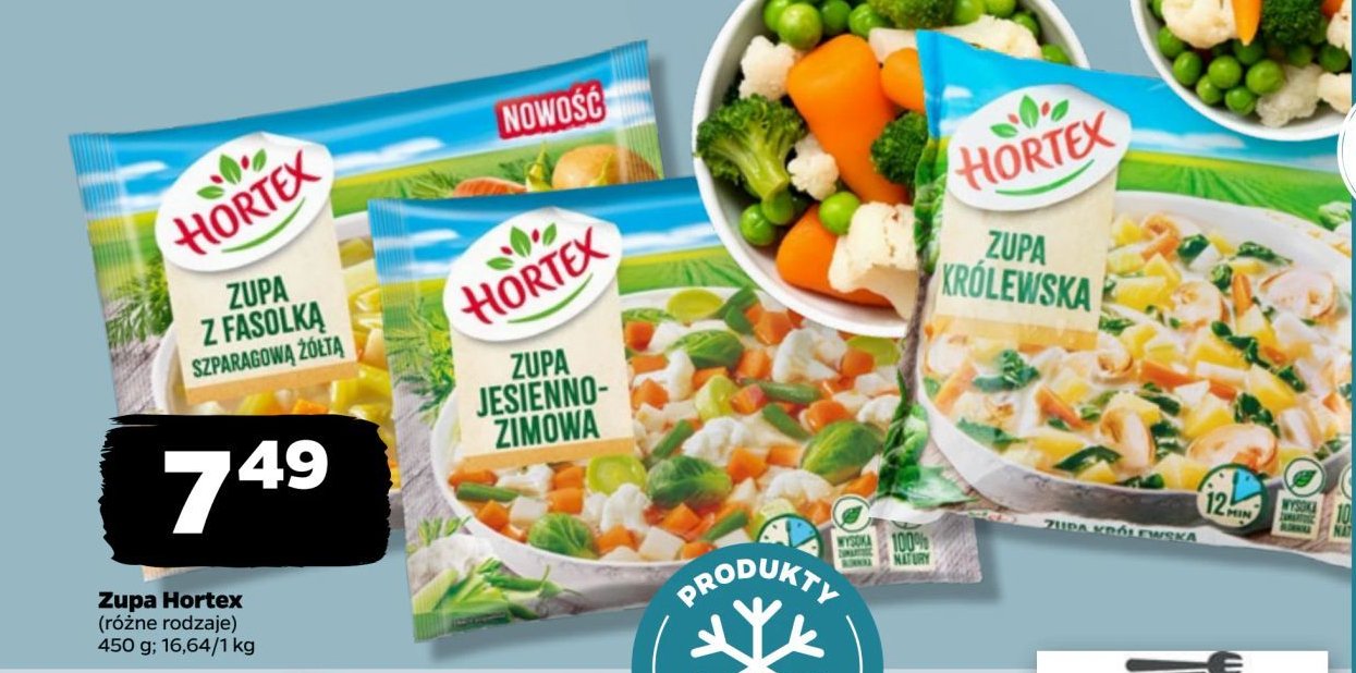 Zupa z fasolką szparagową żółtą Hortex promocja w Netto