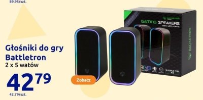 Głośniki do gry Battletron promocja w Action