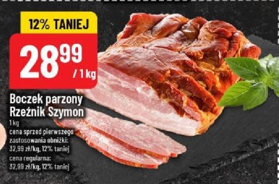 Boczek parzony Rzeźnik Szymon promocja w POLOmarket