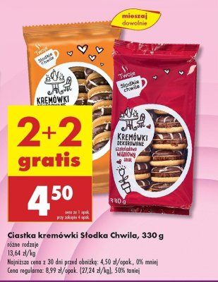 Ciastka kremówki morelowe Twoje słodkie chwile promocja