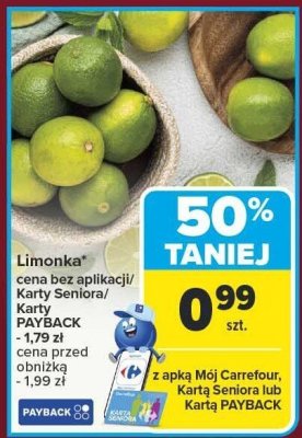 Limonka promocja w Carrefour Market