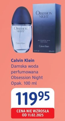 Woda perfumowana damska Calvin Klein Obsession Night promocja w Drogerie DM