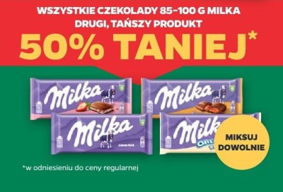 Czekolada wszystkie rodzaje promocja w Netto