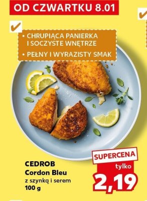 Cordon Bleu z szynką i serem promocja w Kaufland