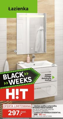 Lustro LED SENSEA ESSENTIAL promocja w Leroy Merlin